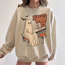 Retro Halloween Sweatshirt Vintage Spooky Fall Autumn Apparel