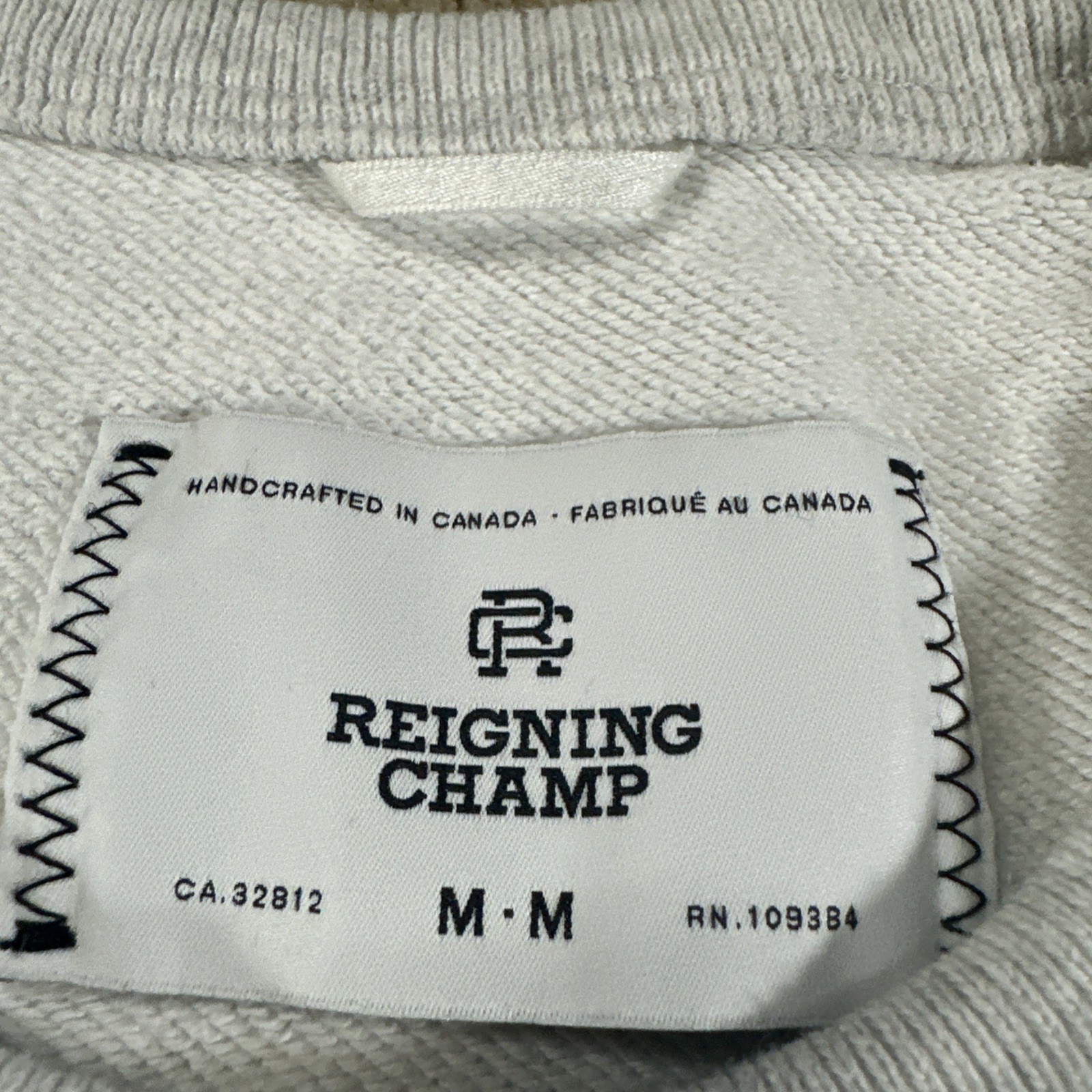 Reigning Champ Pullover Men Medium Gray Handcraft… - image 2