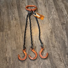 Great Herd-Alloy 8/10 9/32" x 36” Chain Sling Hooks 3 Legged 11,200 LBS