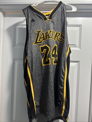 Lakers Kobe gray Jersey Gray Static Adidas stitched 24 men's large