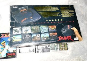 Atari Jaguar Console Box with Zool 2 Box - Some Inserts (No System or Console)