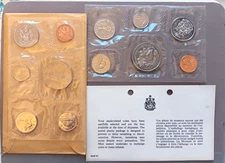 Two 6-coin Canada proof-like sets: 12 coins (with dollars) for price of 6 No Res