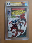Amazing Spider-Man 361_CGC 9.0_SS/SKETCH: BAGLEY_NEWSSTAND_1st Carnage_WHITE pp