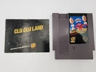 New ListingClu Clu Land Nintendo NES Cartridge with Instruction Booklet Untested