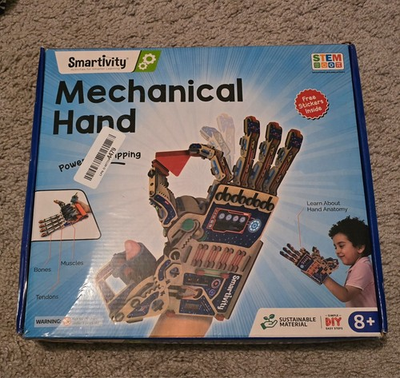 #ad Smartivity Mechanical Hand Build It Yourself STEAM Toy for 8 Kids NEW IN BOX $24.00