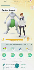 Pokémon Acc Go Lv71 Random 10M-15M Stardust ...