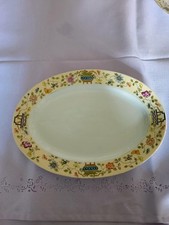 Antique Noritake Mandaran Plattern Large Serving Platter  14" By 10"  Cerca 1912