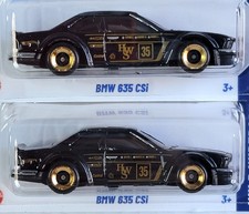 Lot of 2 Two 2025 Hot Wheels BMW 635 CSi 185/250 Wild Widebody 1/5 Mattel New