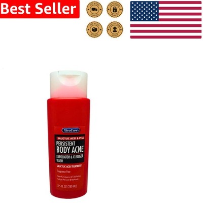 Daily Acne Body Cleanser & Exfoliating Wash for Breakouts Sensitive Gel 8.5 oz