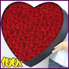 100PCS Artificial Rose Flower Heads, Real Looking Foam Roses for DIY Wedding