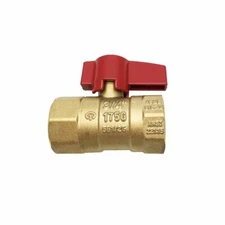 THEWORKS® Brass Threaded Gas Ball Valve, 1/2" FIP x FIP