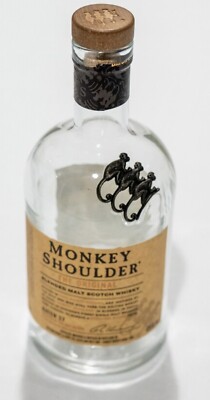 Monkey Shoulder  Blended Malt Scotch Whisky 70cl Empty  Bottle