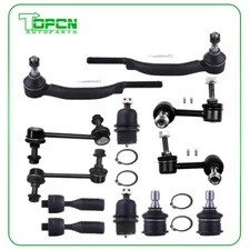 12pcs For 2002-2003 GMC Envoy Complete Front + Rear Suspension Kit Tie Rod Ends