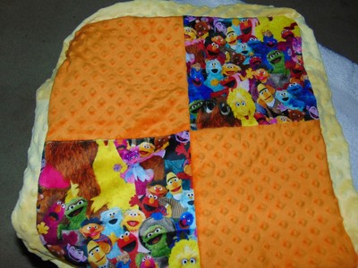 cookie monster security blanket