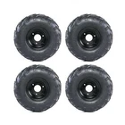 2/4pcs 145/70-6 Wheel Tire Rim for ATV Quad Buggy GoKart 4 Wheeler 50 70cc 110cc