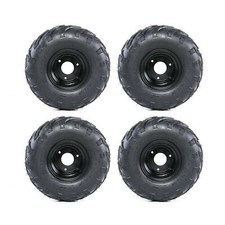 2/4pcs 145/70-6 Wheel Tire Rim for ATV Quad Buggy GoKart 4 Wheeler 50 70cc 110cc