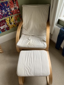 cream nursing chair