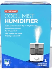 Ultrasonic Cool Mist Humidifier Top Fill 0.63 Gallon NEW!!!