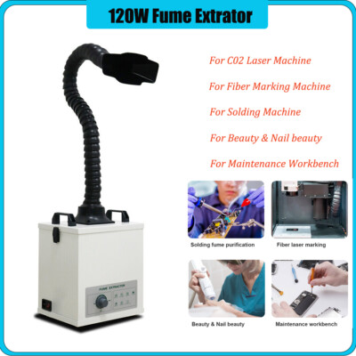 120W Dampf-Extraktor-Luftreiniger mit 3-Lagen-Luftfilter für CO2-Lasergravierer