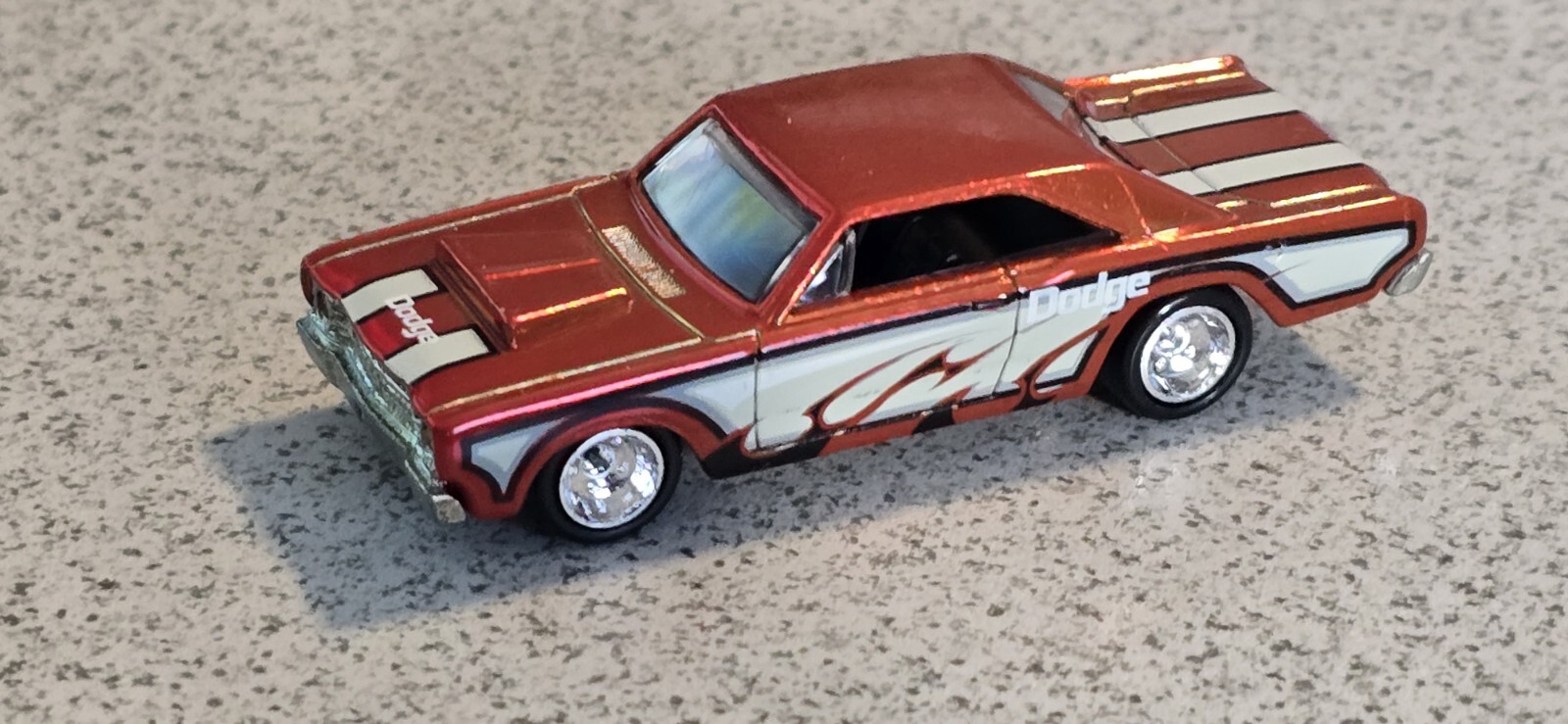 Hot Wheels 70 Dodge Dart '05 Classics Series 1 #3 of 25 . Loose Custom wheels RR-image