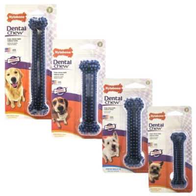 Nylabone Dental Chew Chicken Flavored Bone for Dogs