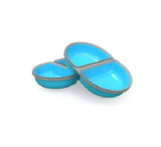 Surefeed Split Bowl Blue - Sureflap Pet Care Microchip Pet Feeder