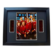 STAR TREK WRATH OF KHAN FILM CELL FRAMED ORIGINAL MOVIE MEMORABILIA INCLUDES COA