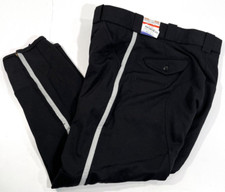 UNITED UNIFORM PANTS 48x29 MENS MOTORCYCLE BREECHES 10365 NAVY W/ SILVER STRIPE