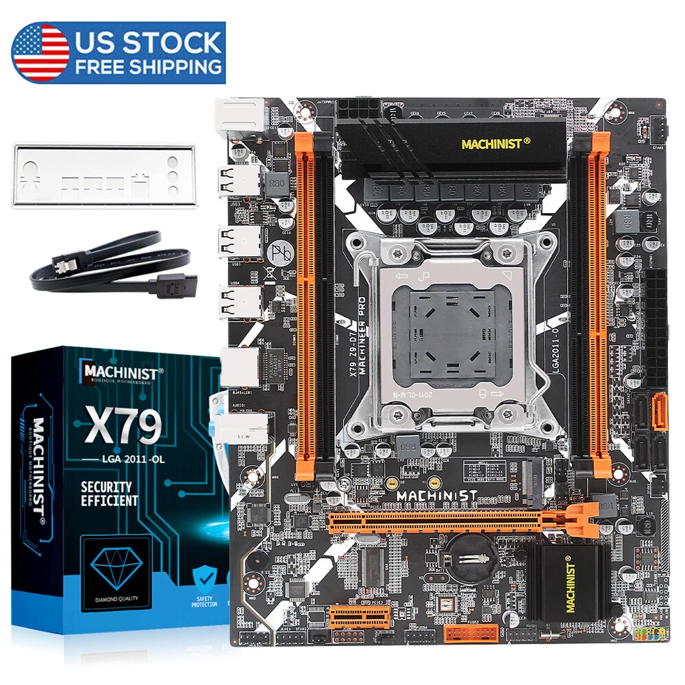 X79 Motherboard LGA 2011 DDR3 RAM M.2 NVME SATA W support Xeon E5