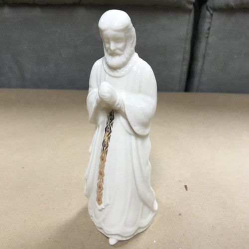 Lenox Christmas China Jewel Nativity Joseph Fig 1993 6-3/8” Tall - Picture 2 of 8