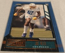 2020 Panini Playbook Football Joe Reed Los Angeles Chargers Orange Rookie #165