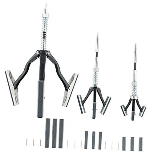 Engine Cylinder Hone Tool Deglazer With 3 Piece 1 1/8in Stones 220