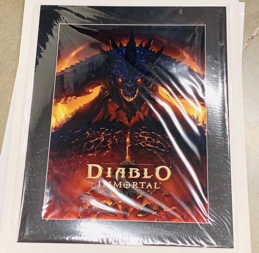 Rare Blizzard Diablo Immortal Limited Art Print Edition# X/750