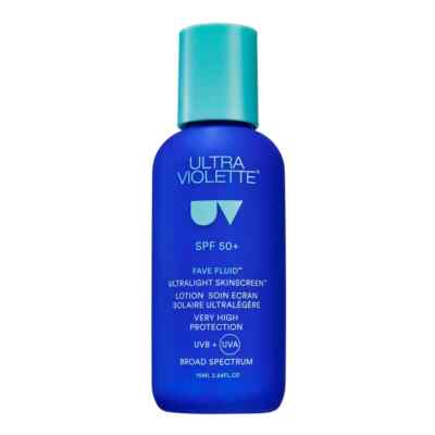 ULTRA VIOLETTE FAVE FLUID SPF50 ULTRALIGHT BROAD SPECTRUM 75mL - NEW Sunscreen