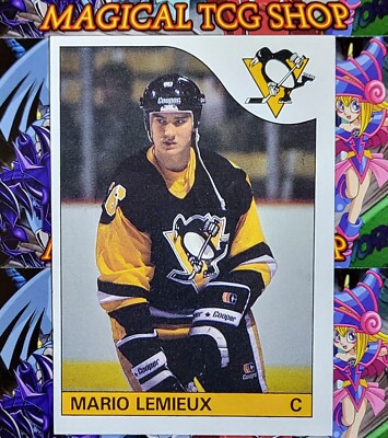 1985-86 Topps Hockey #9 Mario Lemieux Rookie Card RC Penguins NHL