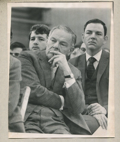 Henry Cabot Lodge - Harvard interessierter Zuschauer 1970 Promo Pressefoto R2 - Bild 1 von 2