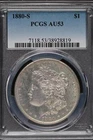 1880 S Morgan Silver Dollar PCGS AU53 *DoubleJCoins* JL1000-36