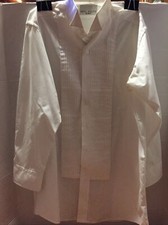 white tuxedo shirt M 30/31