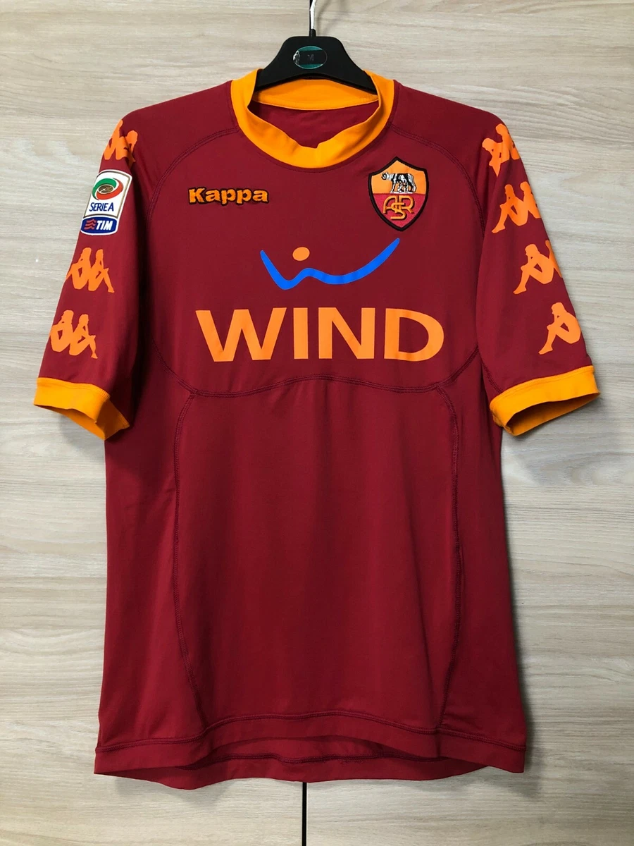 AS Roma 2010-2011 Totti Home Soccer Kappa Shirt Rare size | eBay