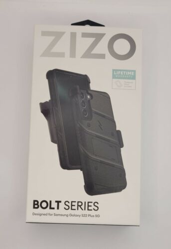 ZIZO BOLT BUNDLE GALAXY S22 PLUS CASE WITH TEMPERED GLASS - BLACK - Picture 1 of 4