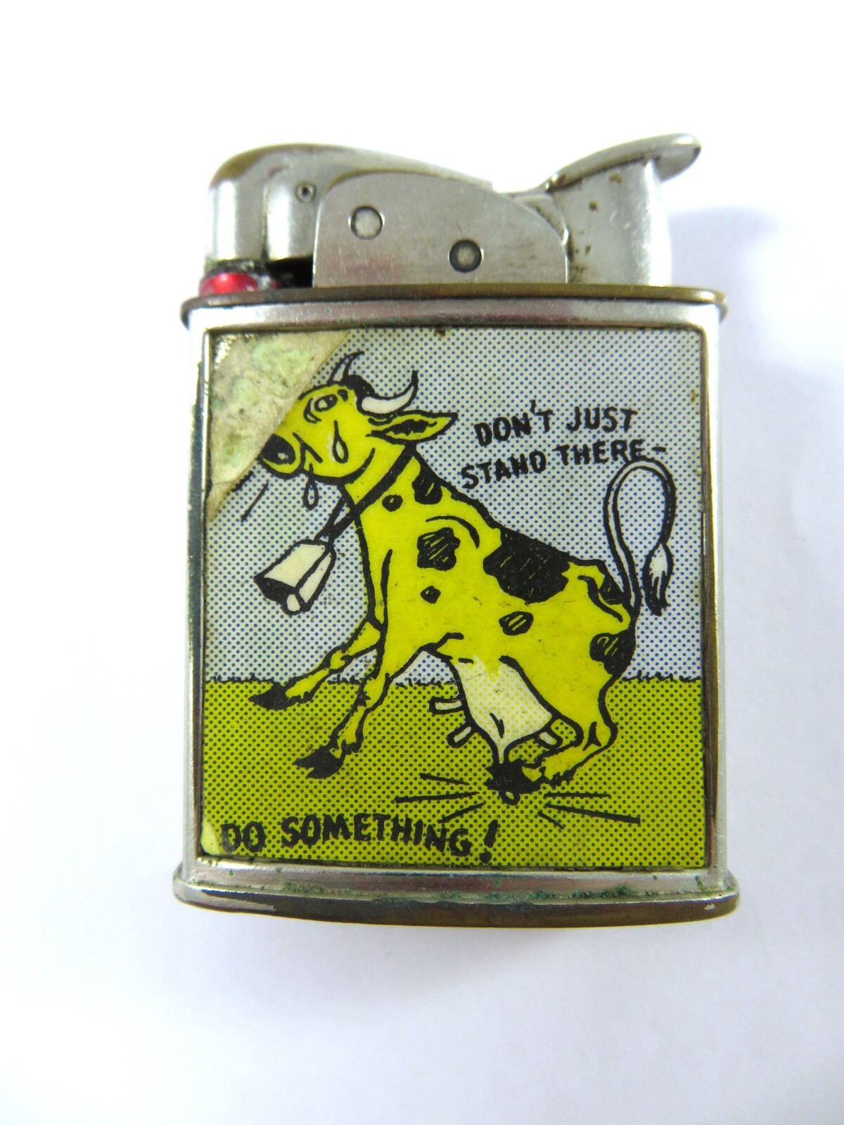 Novelty Cow Cartoon Illustration Udder Humor 1950s