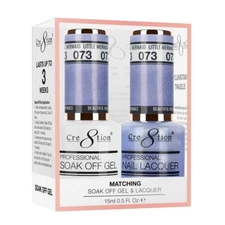 Cre8tion Soak Off Gel Polish & Matching Nail Lacquer - #73 Little Mermaid