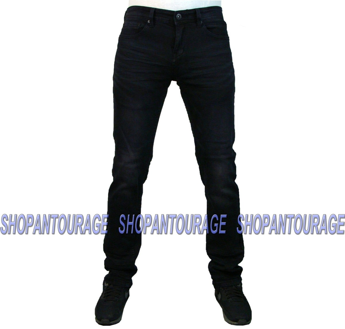 Indigo Star Iron MIVX1352BK New Classic Skinny Leg Fit Denim Jeans