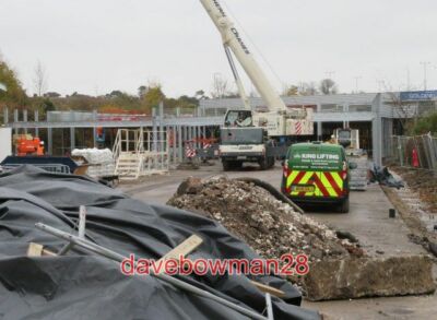 PHOTO  BASINGSTOKE NORTH YARD CAR PARK BUILDING AN UPPER DECK WHICH WILL IN EFFE