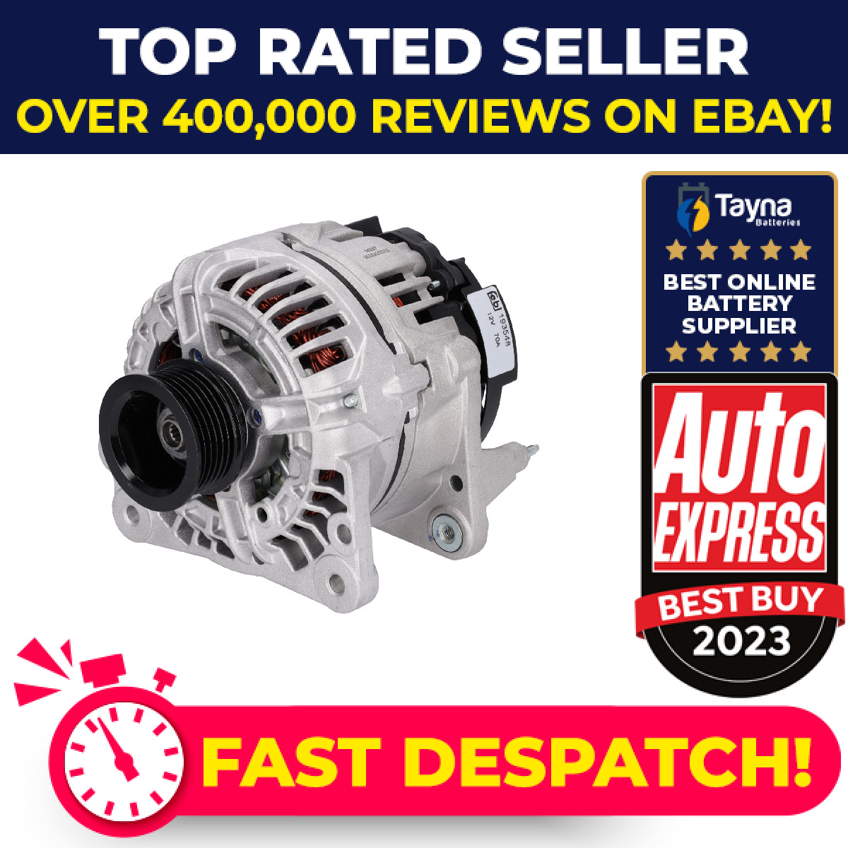Alternator fits SEAT AROSA 6H 1.0 1.4 1.4D 1.7D 97 to 04 030903023HX 037903018DX