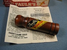 Nice Vintage NIB. Faulk's  P-60 Predator Call