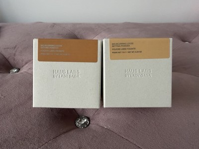 HAUS LABS by Lady Gaga Bio-Blurring Loose Setting Powder NIB GOLDEN & DEEP HONEY