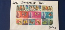 50 timbres différents MF Togo