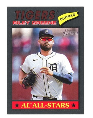 Rilery Greene 2026 Topps Heritage Dark Gray AL All Star Detroit Tigers #152