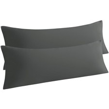 NTBAY Body Pillow Cases Set of 2, 2 Pack Brushed Microfiber 20X54 Pillow Cases,
